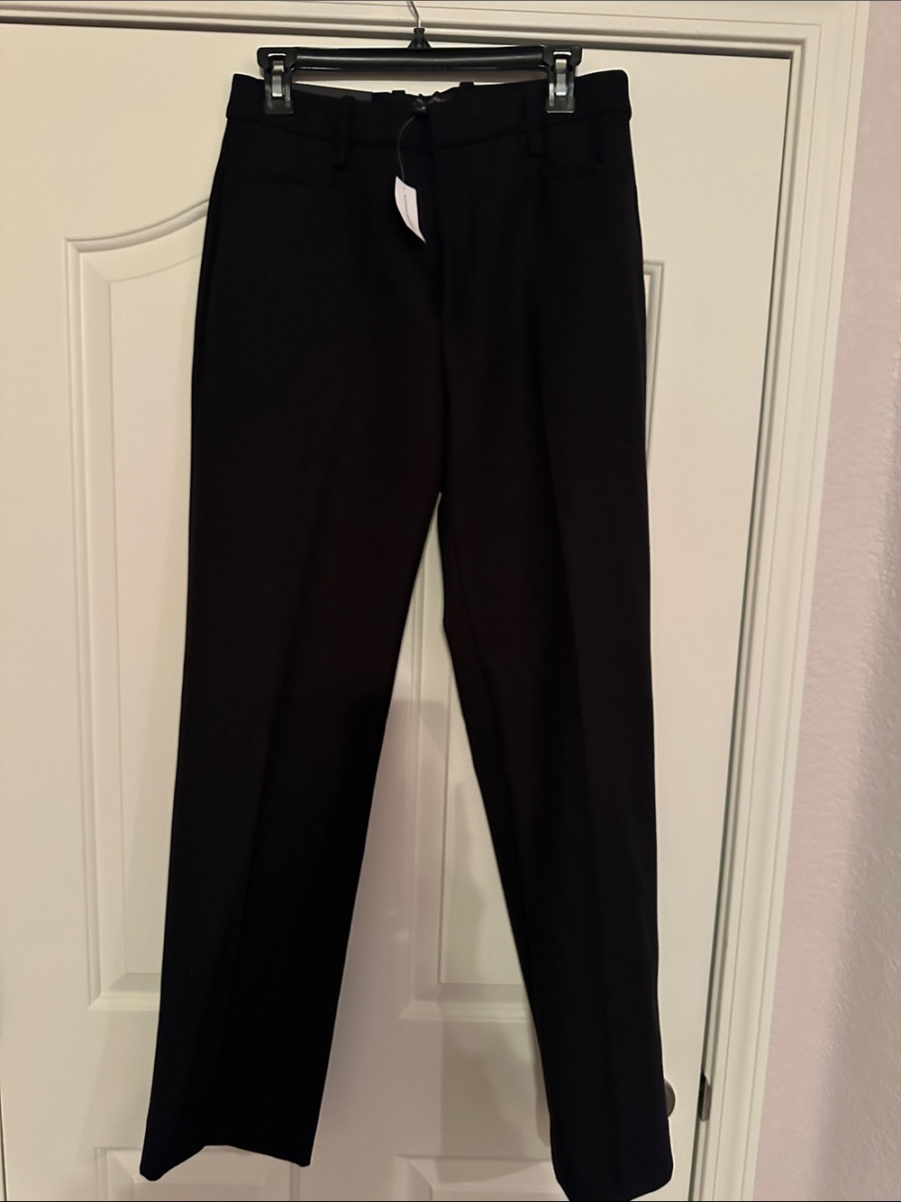 Banana Republic Black Straight-Leg Dress Pants